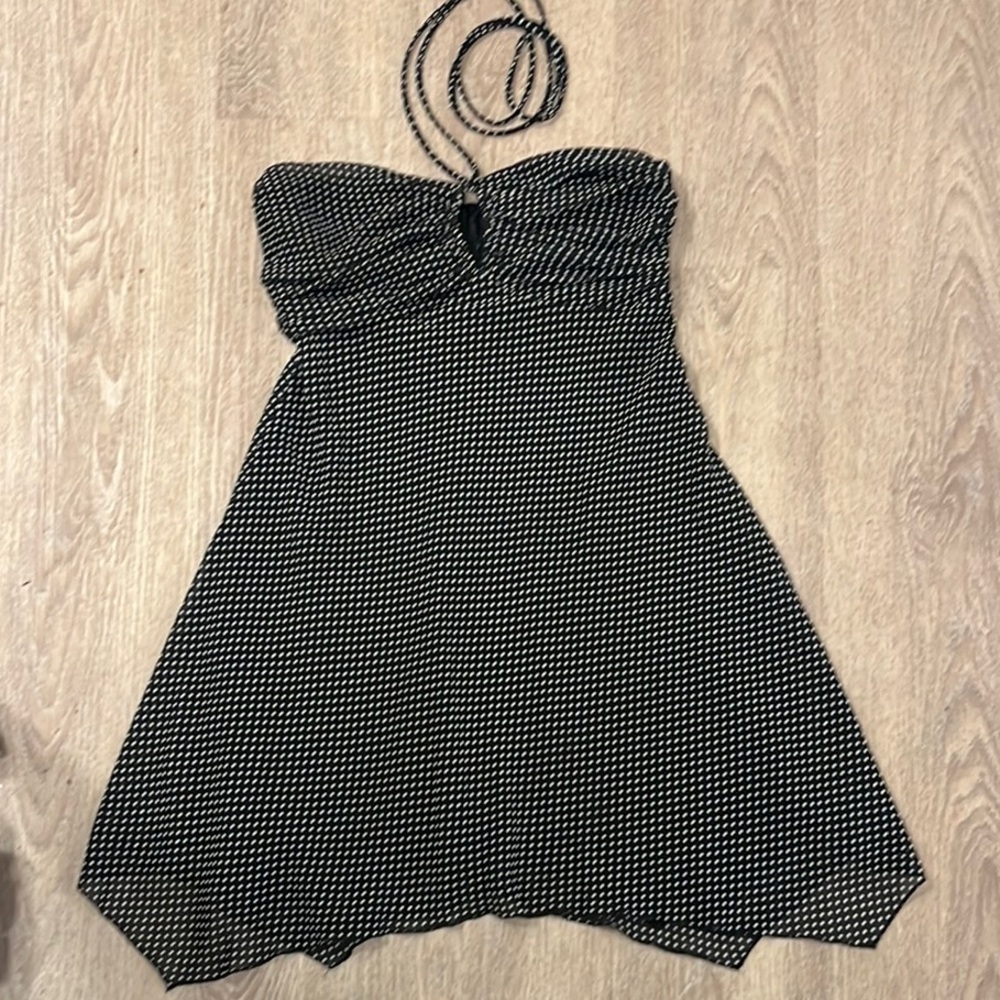 Vintage Polka Dot Mini Party Dress